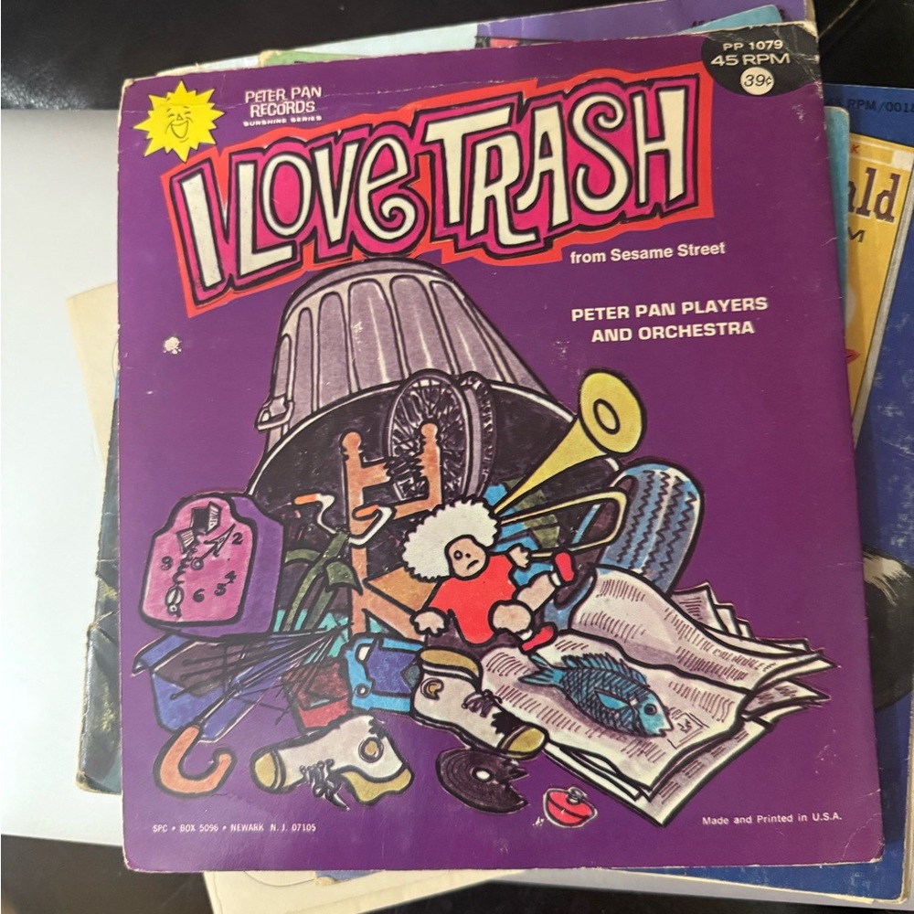 Five sets of vinyl records
